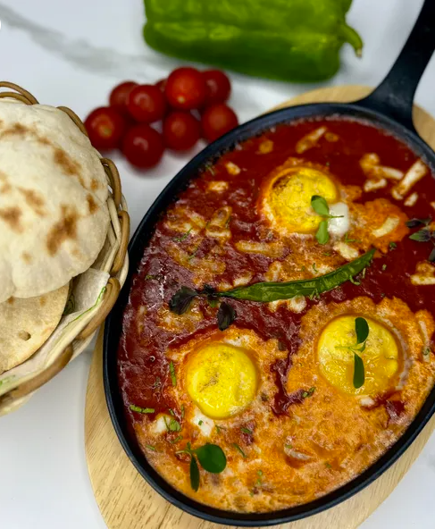 Cheesy Melt  Shakshuka